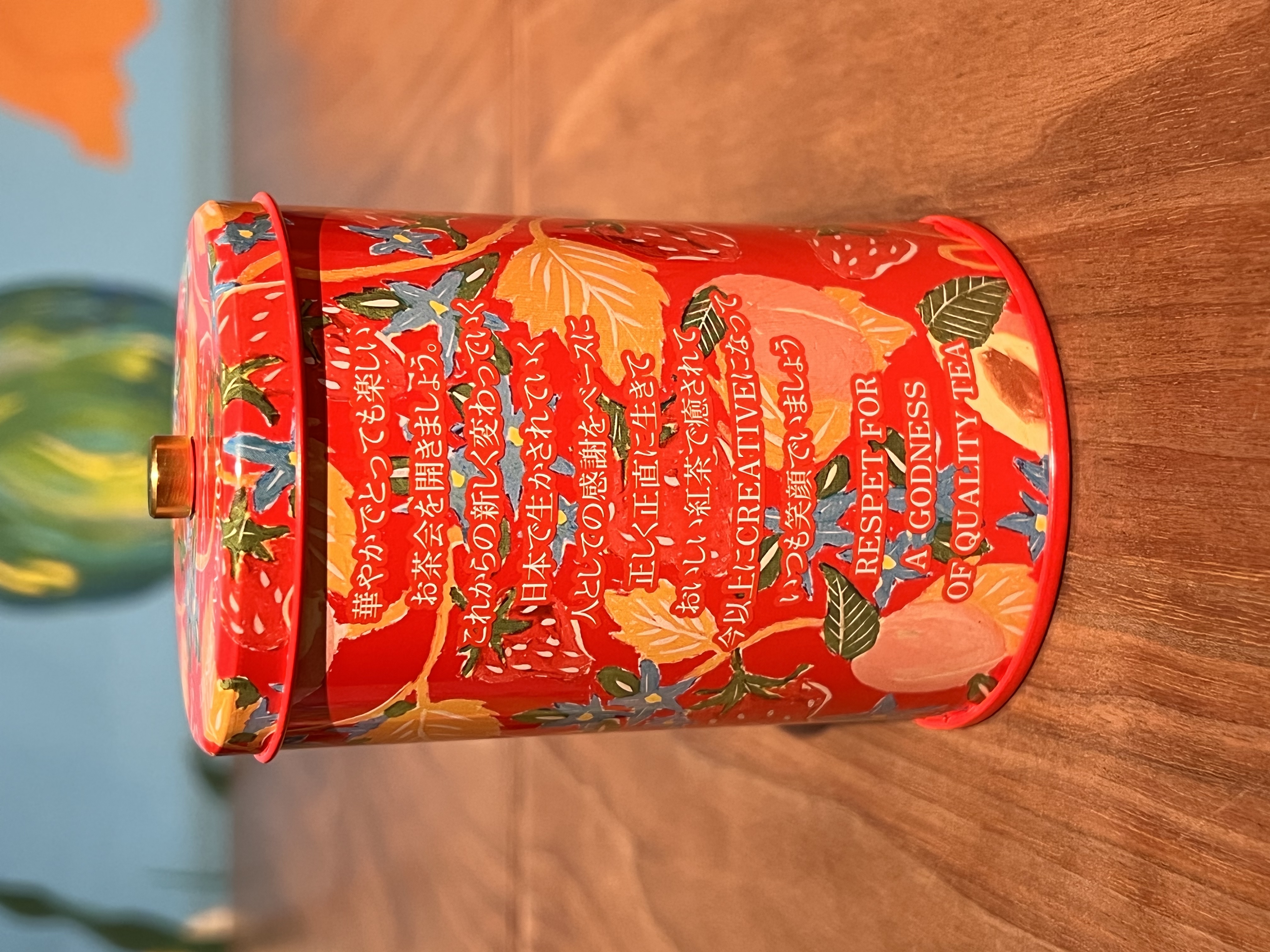 紅茶 ムレスナティー 40th ANNIVERSARY 缶 4 RED FRUITS